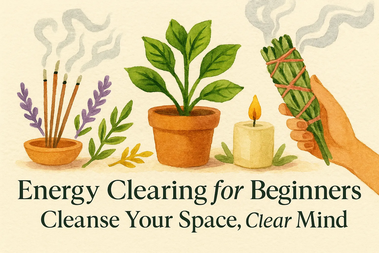 🔮 Energy Clearing for Beginners: Cleanse Your Space, Clear Your Mind
